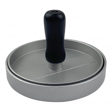 Beaumont Burgerpers 12x12x8,5 cm – RVS Hamburgerpers Zilver