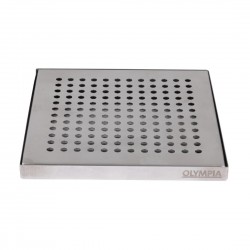 Olympia RVS Lekbak 150x150mm – Zilveren Baruitrusting