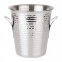 Olympia Flare Wijnemmer Gehamerd RVS 4,3L – Zilver
