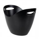Beaumont Plastic Wijnkoeler Zwart 8L - Kunststof Wijn- & Champagnekoeler