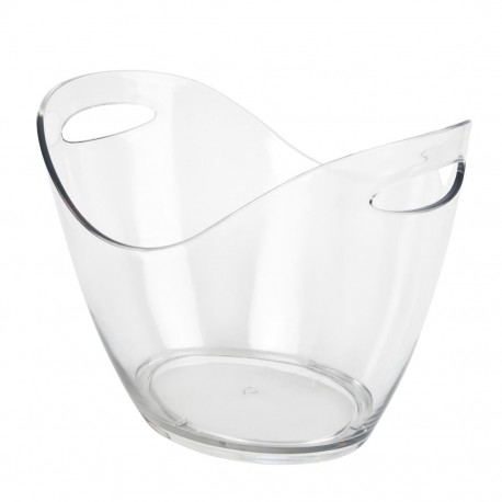 Beaumont Plastic Wine Cooler Transparant 8L – Kunststof Wijnkoeler
