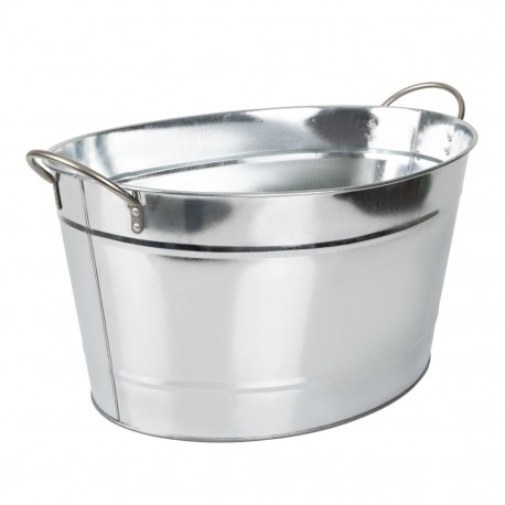 Beaumont gegalvaniseerd stalen champagnebowl – 25L