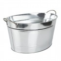 Beaumont gegalvaniseerd stalen champagnebowl – 25L