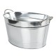 Beaumont gegalvaniseerd stalen champagnebowl – 25L