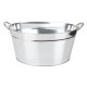 Beaumont gegalvaniseerd stalen champagnebowl – 25L