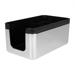 Olympia Kristallon Bar Caddy Verchroomd ABS – Zilver