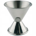 RVS barmaatje APS – dubbelzijdig 2cl en 4cl – Zilver