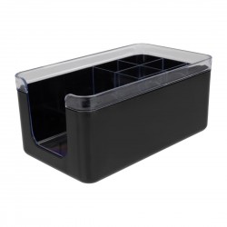 Olympia Kristallon Bar Caddy Zwart ABS – 7 Vakken