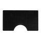 Olympia Bar Mat voor Tapbier Torens 180x310mm - Zwart
