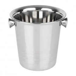 Olympia RVS ijsemmer met handvatten 1050ml - zilver