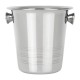 Olympia RVS ijsemmer met handvatten 1050ml - zilver