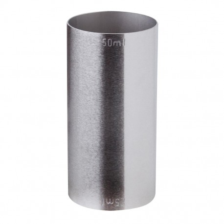 Beaumont RVS Barmaatje 25/50 ml – Professioneel Maatbekertje Zilver