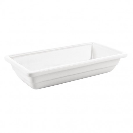 Olympia Whiteware GN 1/3 schaal – wit porselein, 6,5 cm diep