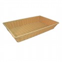 APS polyrotan mand met RVS binnenframe GN 1/1 - beige