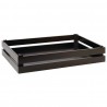 APS Superbox buffetkrat GN 1/1 zwart – stapelbare houten buffetkrat