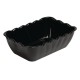 Olympia Kristallon SAN kom zwart 2L – 26 x 17,5 x 8,5 cm | Buffet presentatie