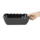Olympia Kristallon SAN kom zwart 2L – 26 x 17,5 x 8,5 cm | Buffet presentatie