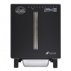 Bradley Raven Food Smoker – Slimme Rookoven in Gepoedercoat Staal, Zwart