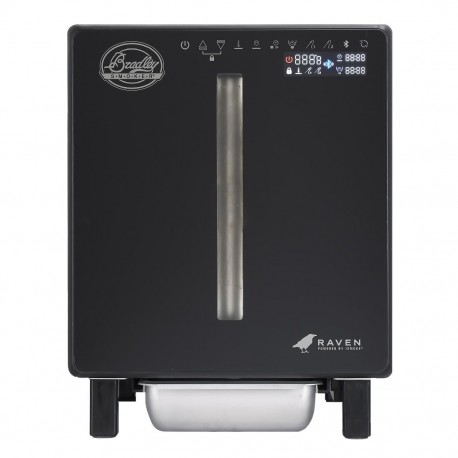 Bradley Raven Food Smoker – Slimme Rookoven in Gepoedercoat Staal, Zwart
