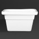 Olympia Whiteware GN 1/6 schaal 100mm diep – porseleinen buffetschaal wit