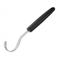 Vogue botertrekker RVS zwart 10mm - garneerinstrument voor buffetpresentatie
