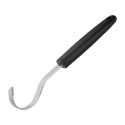Vogue botertrekker RVS zwart 10mm - garneerinstrument voor buffetpresentatie