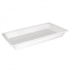 Olympia Whiteware GN 1/1 Schaal 65mm Diep - Wit Porselein