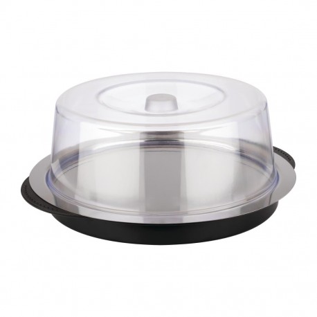 APS gekoelde buffetdisplay rond 350mm - Polystyreen, Helder