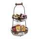 APS Etagere met 2 Mandjes 260 x 480 mm – Buffetuitrusting van Metaal & Hout