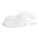 Cambro Polycarbonaat Bordendeksel 25cm - Set van 12 - Helder