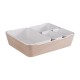 APS bento box 300x250mm – wit melamine buffetbakje