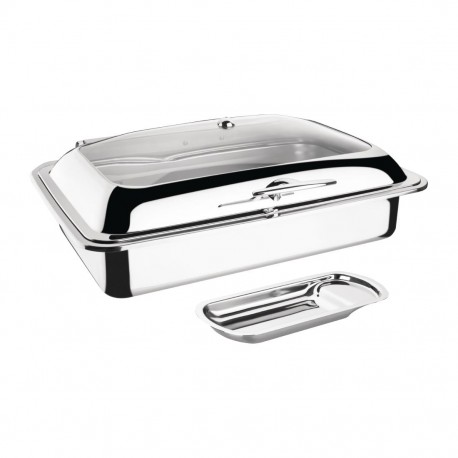 Olympia GN 1/1 inductie chafing dish – RVS 304, zilver