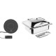 Olympia 1/2 Inductieverwarmerset GN 1/2 - Chafing Dish Elektrisch RVS & Glas