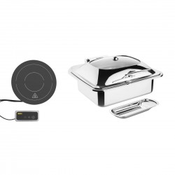 Olympia 1/2 Inductieverwarmerset GN 1/2 - Chafing Dish Elektrisch RVS & Glas