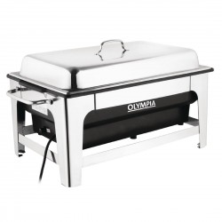 Olympia elektrische chafing dish GN 1/1 - RVS, zwart, 13,5L
