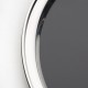 Olympia RVS antislip dienblad rond 35,5 cm – zwart