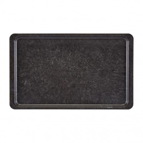 Cambro Versa polyester dienblad glad 53 x 32,5 cm - houtskool