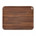 Cambro Capri Dienblad Walnoot 36x46 cm - Melamine, Bruin (24 stuks)