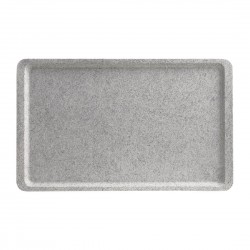 Cambro Versa polyester dienblad glad 53 x 32,5 cm graniet - grijs