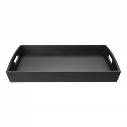 Olympia Bamboe Zwart Groot Dienblad – 510x350x70mm