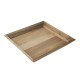 Olympia Acacia Dienblad Rechthoekig 380x355x50mm - Bruin Hout