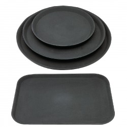 Olympia Kristallon antislipdienbladen combo polypropyleen zwart – set van 12 stuks