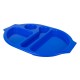 Olympia Kristallon dienbladen met vakken 37,5x27,8cm blauw (10 stuks)
