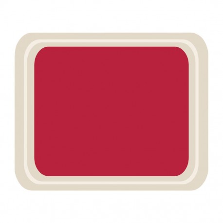Roltex Original dienblad rood 42x32 cm - polyester & glasvezel