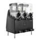 Polar U-Serie Slushmachine 3x 12L - RVS Drankdispenser Zwart