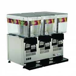 Santos 34-3A gekoelde drankdispenser 3x 12L – zilver