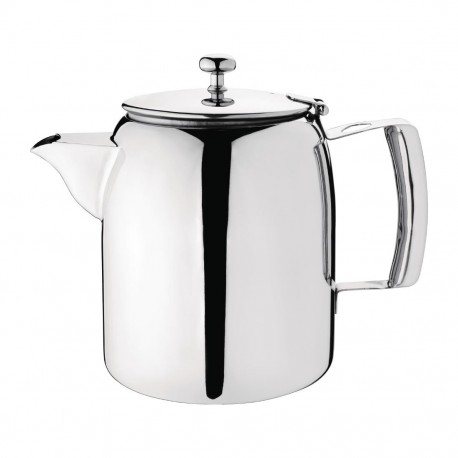 Olympia RVS theepot 1,4L - Zilver | Horeca kwaliteit