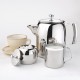 Olympia RVS theepot 1,4L - Zilver | Horeca kwaliteit