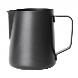 Olympia zwarte anti-kleef melkschuimkan 570ml – RVS