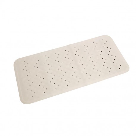 Mitre Essentials badmat 74x34cm wit – anti-slip badmat voor badkamer en hotel